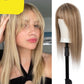 Straight Colored Human Hair Wig