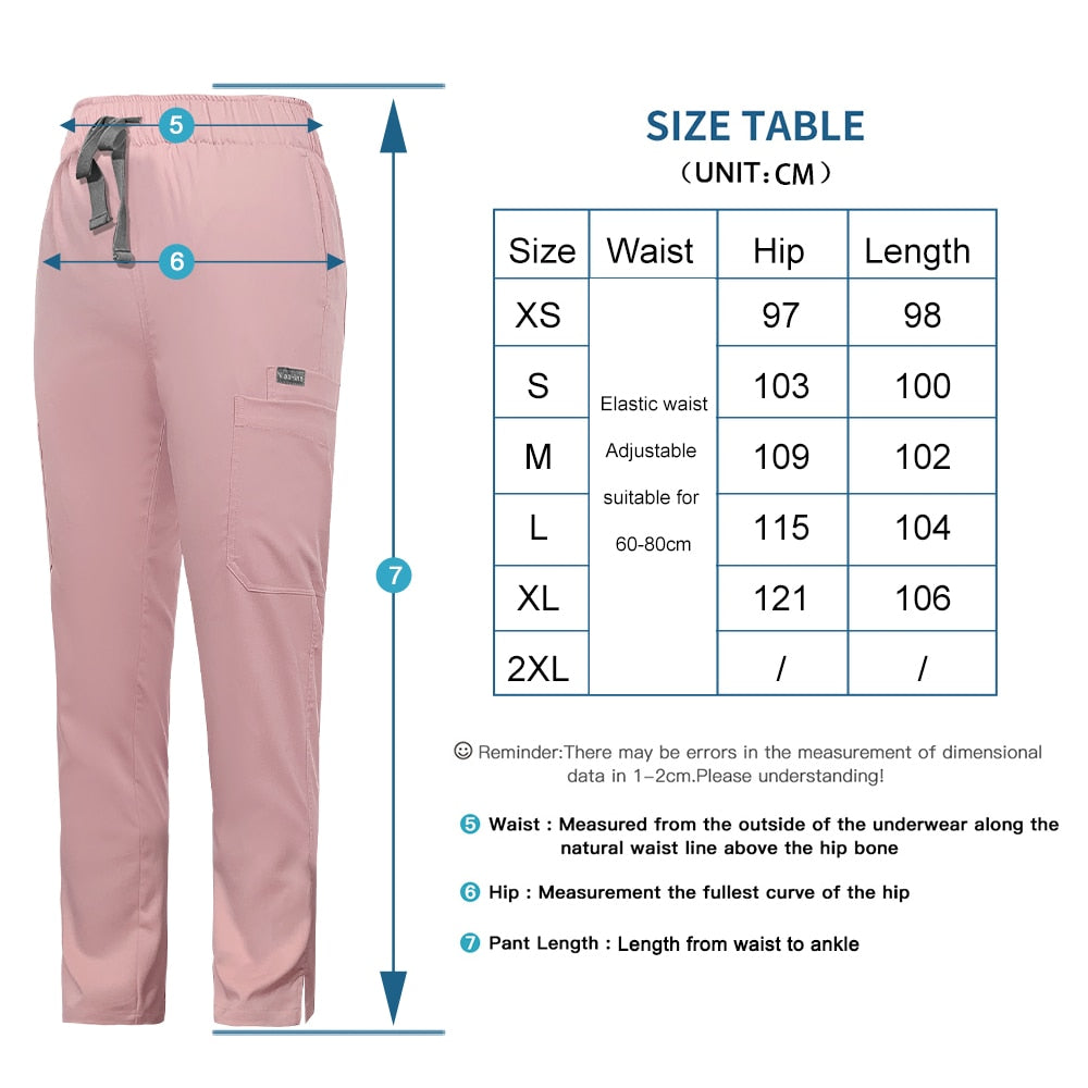 Uniform Medical Scrub Pants