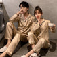 Sleepwear Silk Satin Pajama