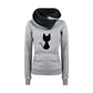 Cat Printing Sweatshirt Hoodies for Women