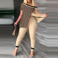 Split Tshirt with Slim Leggings Two-piece Set
