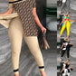 Split Tshirt with Slim Leggings Two-piece Set