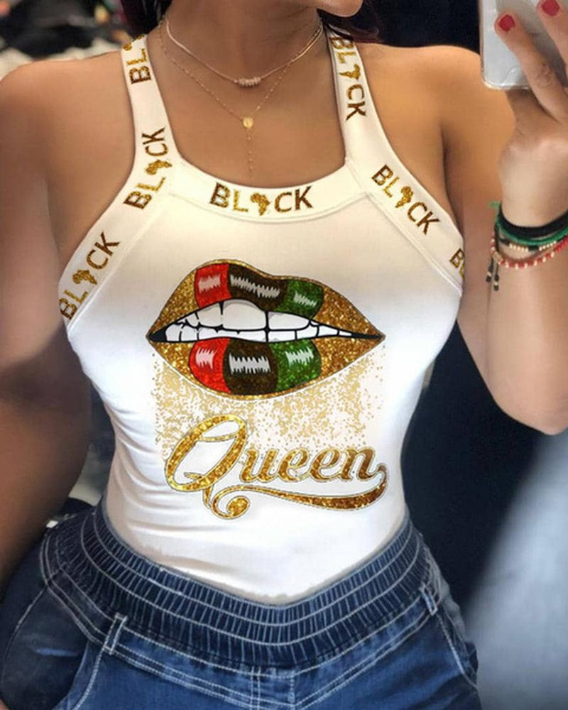 Slim Fit Sleeveless Spring Top
