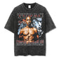 Rapper Portrait Cotton Tees Breathable Vintage T-shirt Top