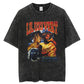 Rapper Portrait Cotton Tees Breathable Vintage T-shirt Top