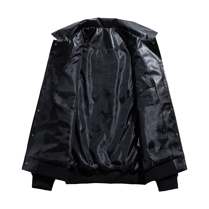 Embroidery Leather Jacket