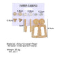 Gold Color Geometric Round Earrings Set For Women