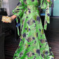 Lantern Sleeve Printed Sundress Summer dress