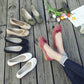 Embroidered Ballet Flats Slip On Shoes for Women