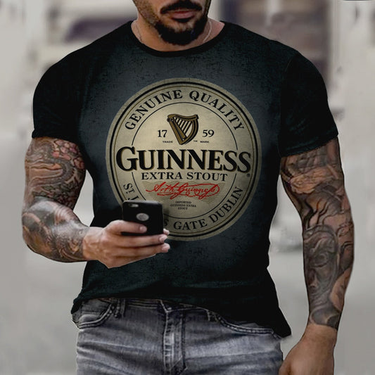 Vintage T-Shirt Top for Men
