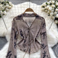 Vintage Print Top for Women