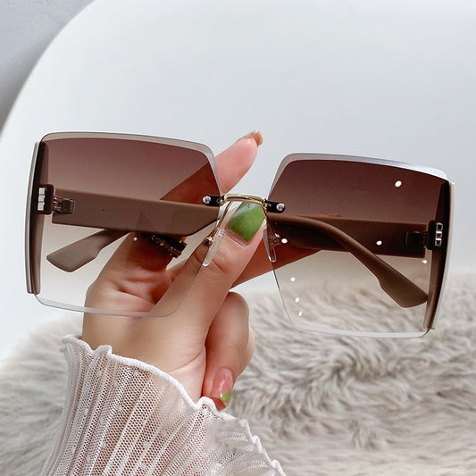 Vintage Square Sunglasses for Women