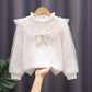 Elegant Long Sleeve Blouse Top for Girls