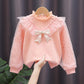 Elegant Long Sleeve Blouse Top for Girls