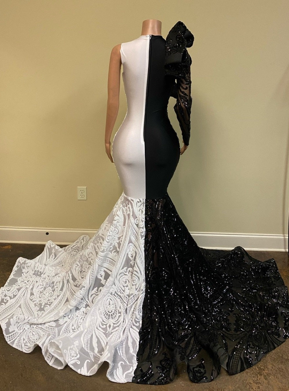 Sparkly Sequin Mermaid Evening Dress