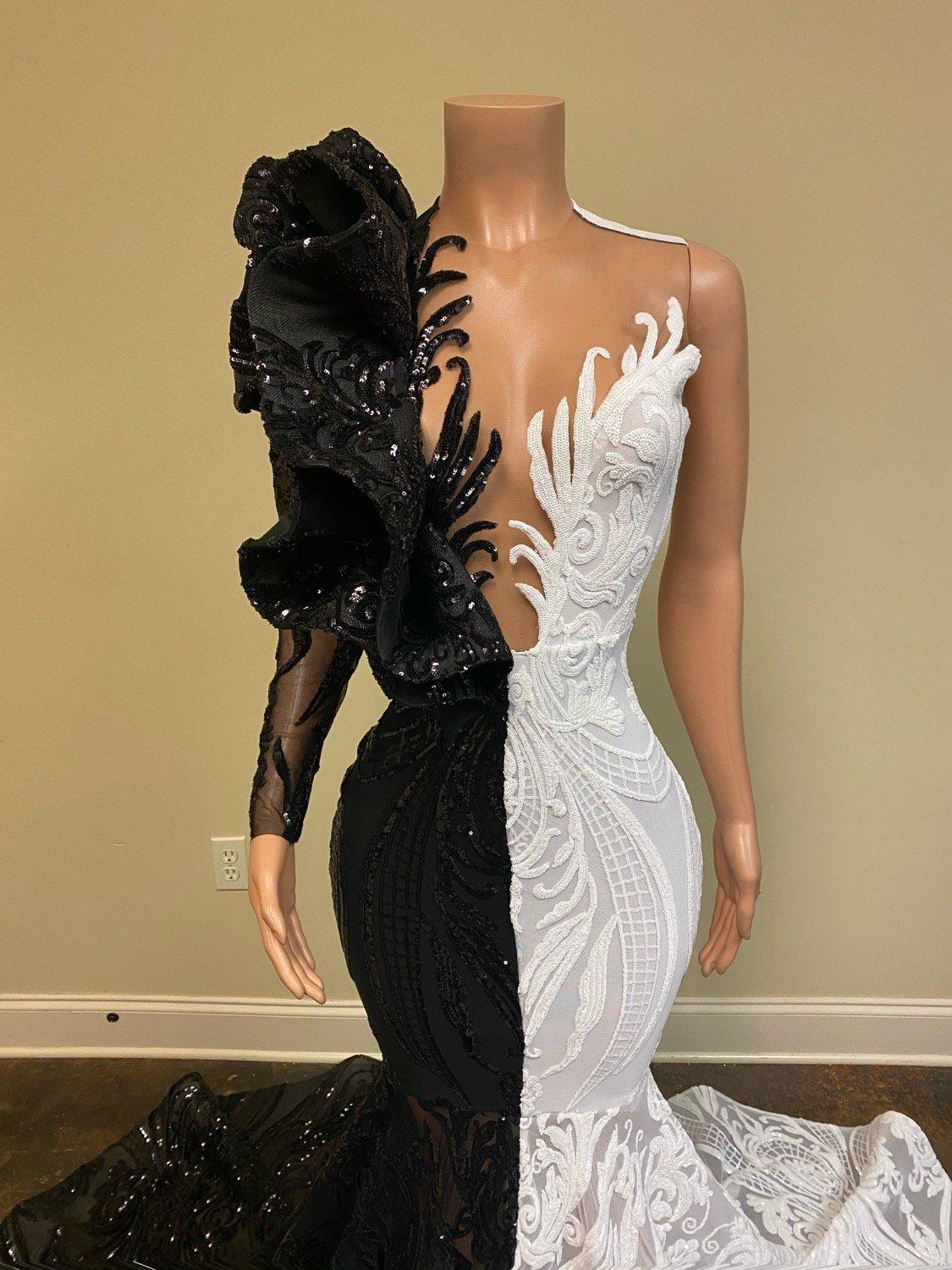 Sparkly Sequin Mermaid Evening Dress