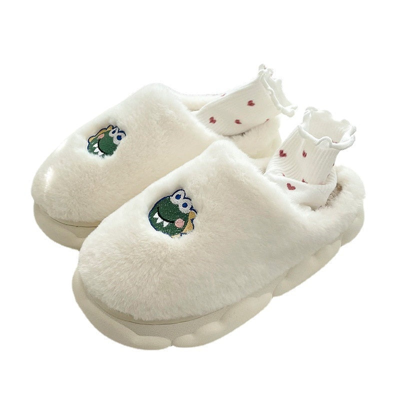 Winter Warm Fluffy Slippers for Women