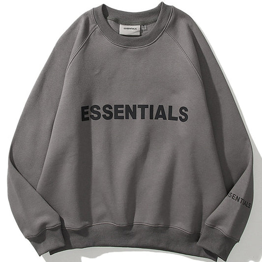 ESSENTIALS Fleece Pullover Hoodie Streetwear