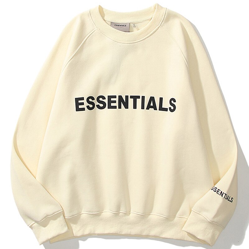 ESSENTIALS Fleece Pullover Hoodie Streetwear