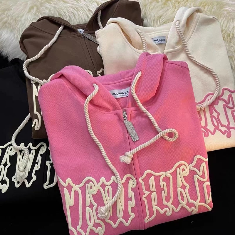 Y2K Vintage Hoodie Sweatshirt Top
