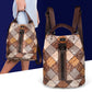 Genuine Leather Backpack Anti Theft Travel Back Pack for Women