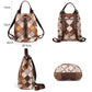Genuine Leather Backpack Anti Theft Travel Back Pack for Women