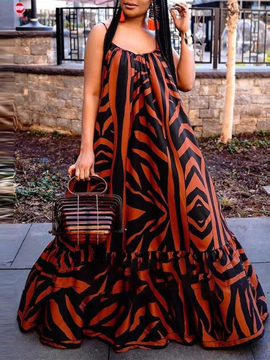Print Summer Maxi dress