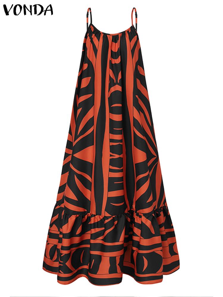 Print Summer Maxi dress