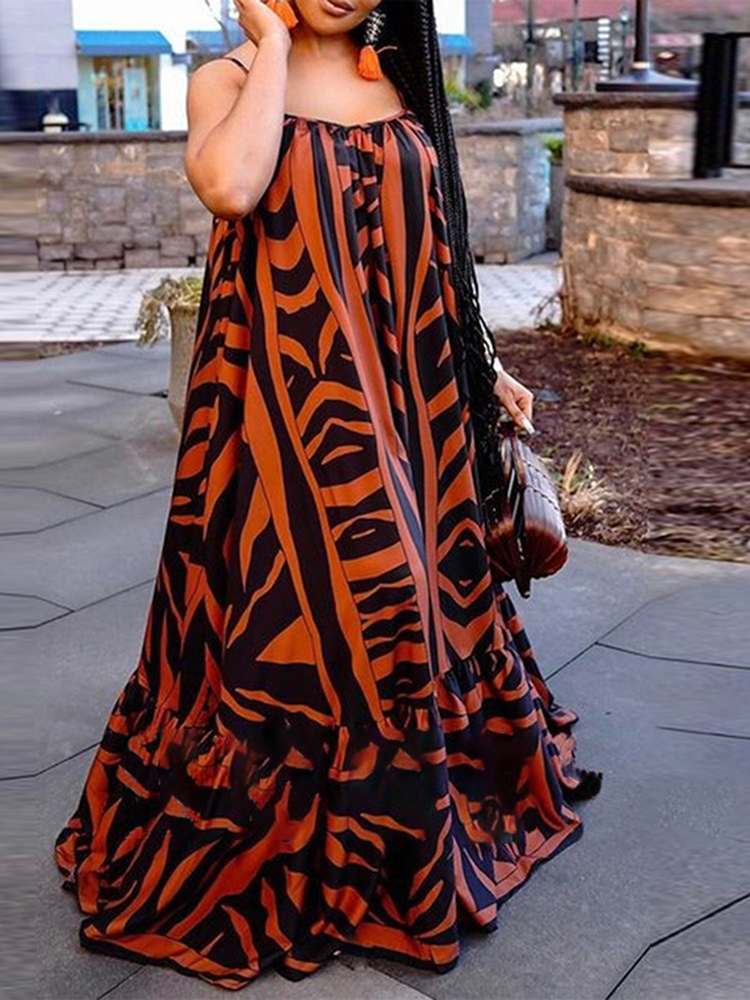 Print Summer Maxi dress