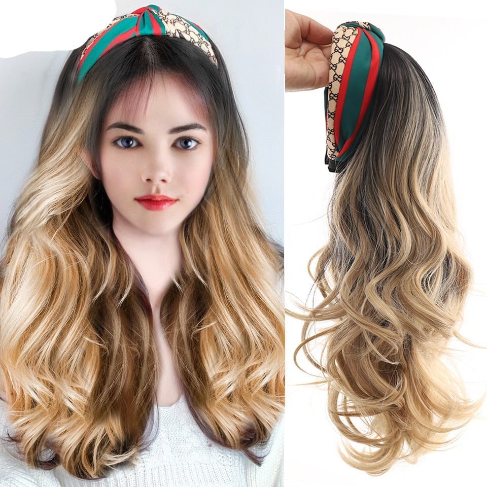 Synthetic Cute Headband Wig for Women