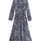 Vintage Graffiti Print Dress