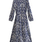 Vintage Graffiti Print Dress