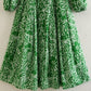 Vintage Graffiti Print Dress