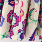 Vintage V Neck Paisley Flower Print Dress