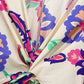 Vintage V Neck Paisley Flower Print Dress