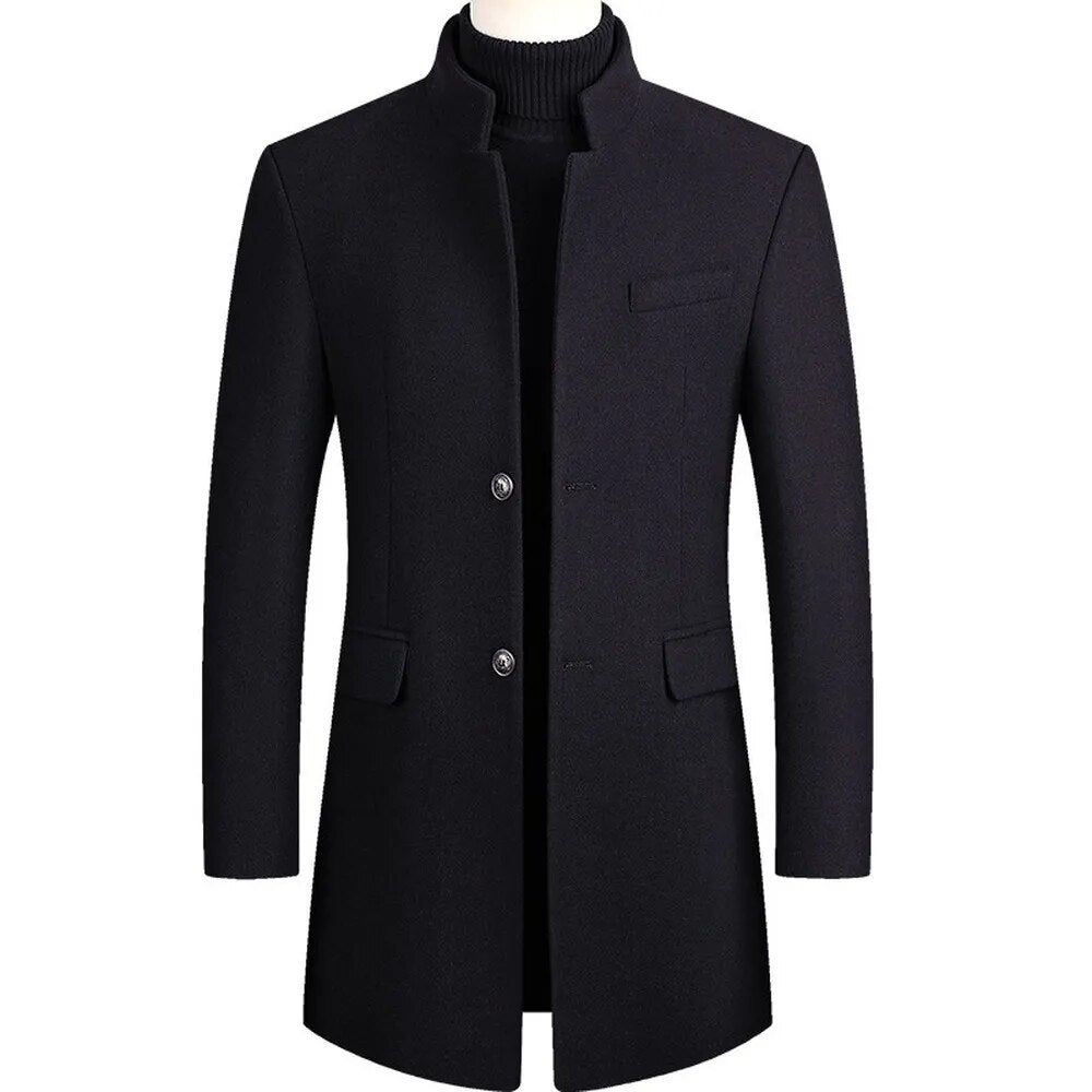 Long Woolen Coat