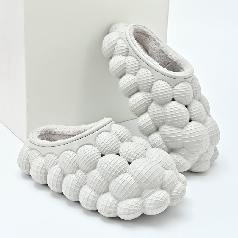 Furry Bubble Slides for Men /Women With Charms