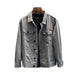 Turn Down Collar Velo Jacket