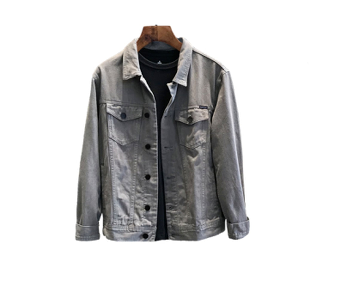 Turn Down Collar Velo Jacket