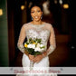 Luxury Tiered Skirts Mermaid Wedding Dresses Chic Long Sleeve Pearls Long Train O Neck Bridal