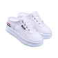 Half Slippers Women Mesh Surface Hollow