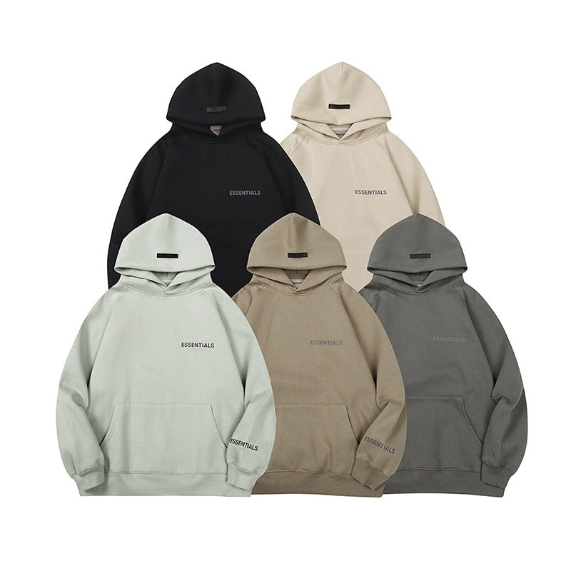 Essentials Hoodie Men and Women Sweatshirts Letters Printing Oversized Hooded Hip hop Fashion