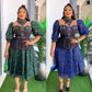 Elegant African Wedding Party Dresses for Women 2024 Plus Size Dashiki Ankara