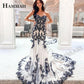 Modern Aline Long Wedding Tulle Appliqued I Custom Made - Wedding Dress