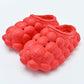 Furry Bubble Slides for Men /Women With Charms