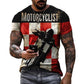 T shirts 3d Castrol Print Short Sleeve Letter Tops Fashion Oil