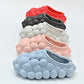 Furry Bubble Slides for Men /Women With Charms