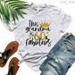 January To December Graphic Print T-Shirt Top for Women