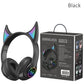 Devil Bluetooth Wireless Headphones Headset Flashing Light
