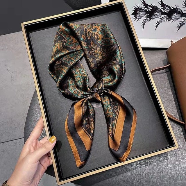 Small Silk Scarf for Women